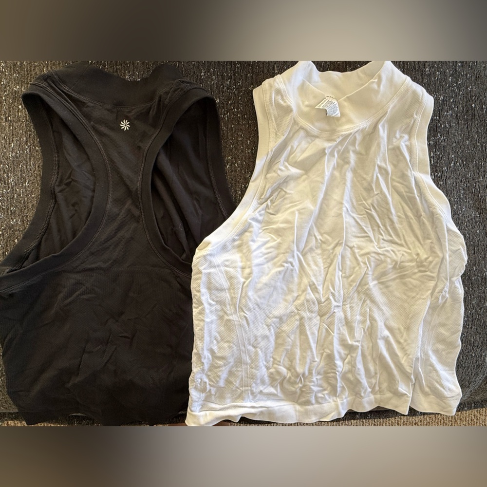Athleta Tank Set - White and Black Size M